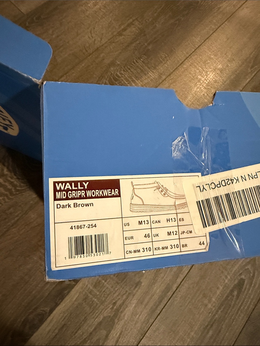 Hey Dude Wally GripR Workwear Dark Brown